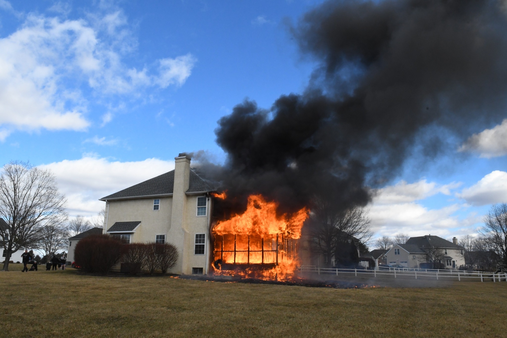 House Fire in Bucks County Leaves Two Victims Hospitalized - First ...