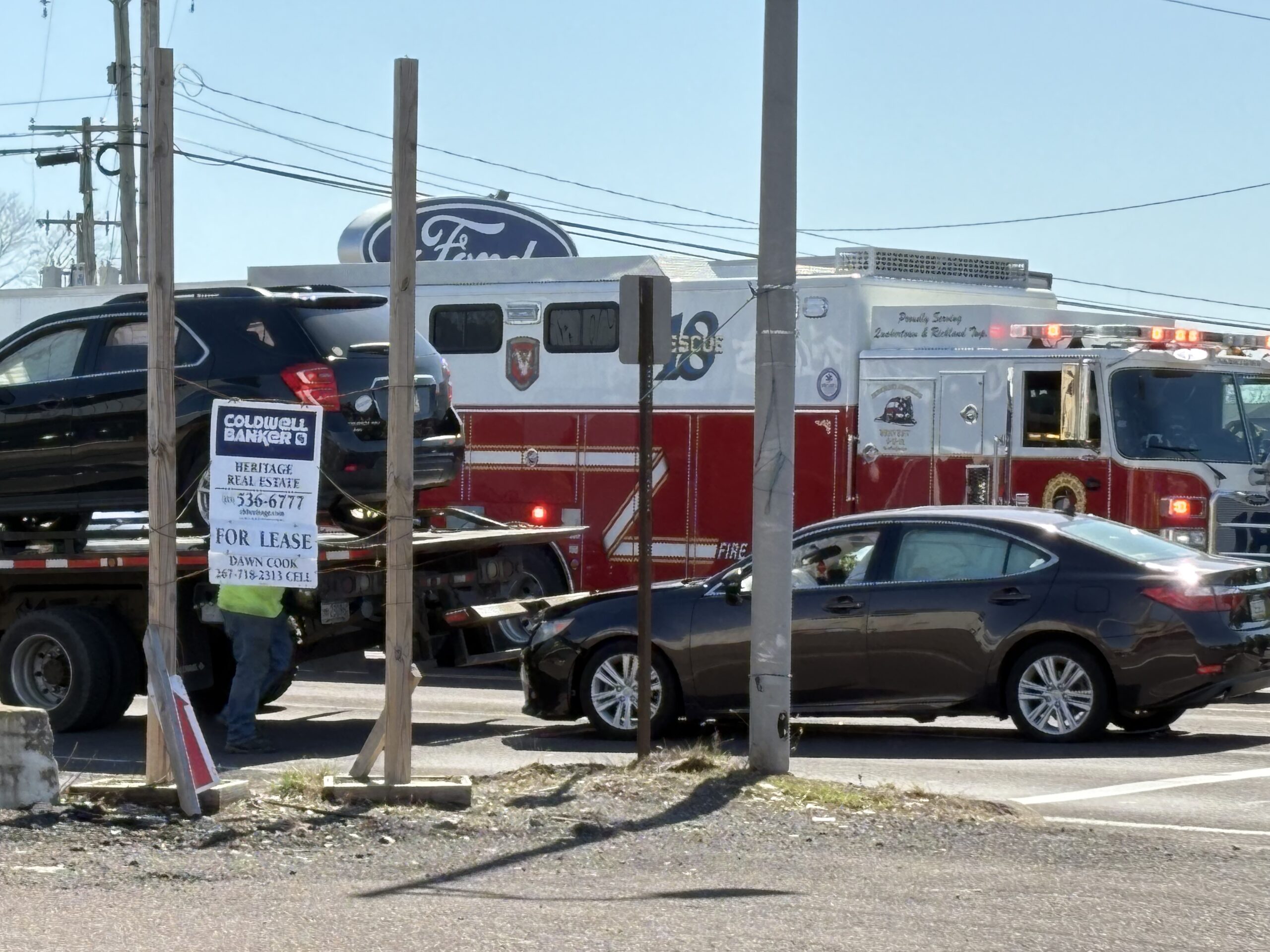 Multi vehicle crash on RT 309 in Quakertown - First Source News