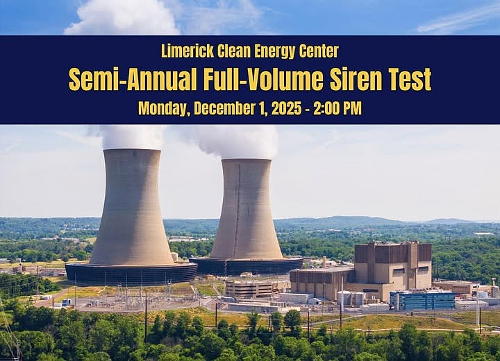 Constellation to Conduct Emergency Siren Test Monday Near Limerick ...