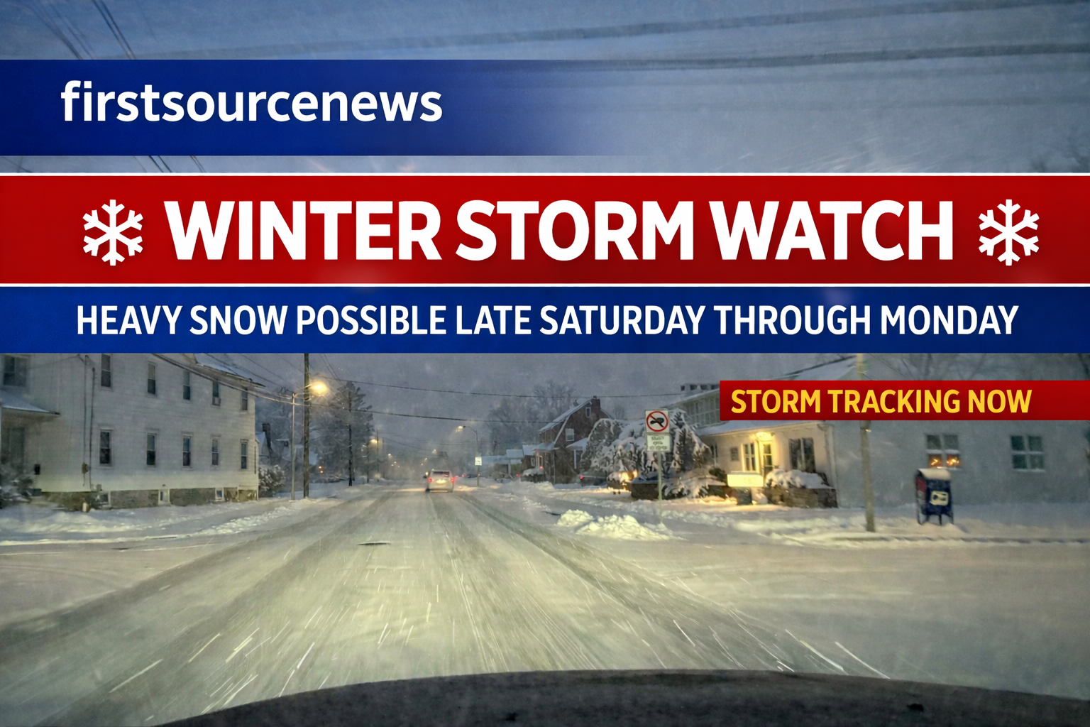️ WINTER STORM WATCH: Heavy Snow Possible Late Saturday Through Monday ...