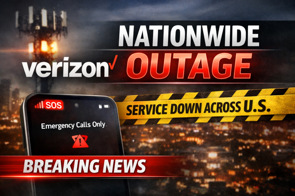 Verizon Wireless Outage Impacts Customers Nationwide; Service ...