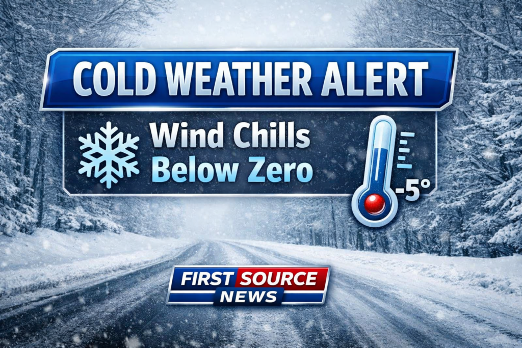 🥶 COLD WEATHER ALERT: Wind Chills as Low as 5 Below Zero Overnight ...