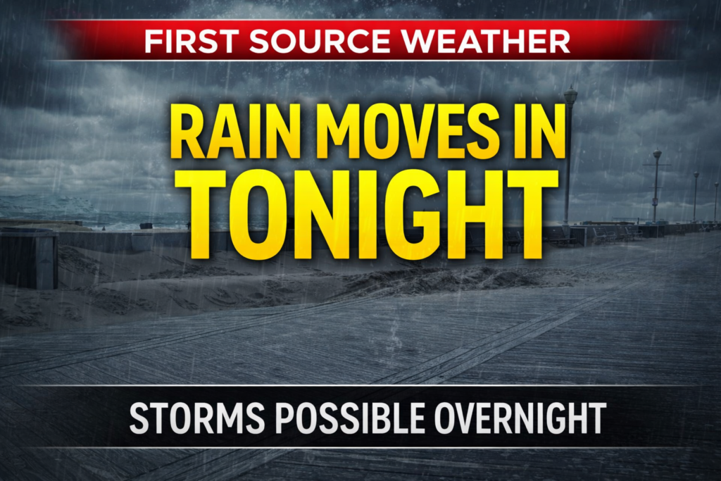 Rain And Thunderstorms Move In Tonight After Mild Sunday - First Source ...